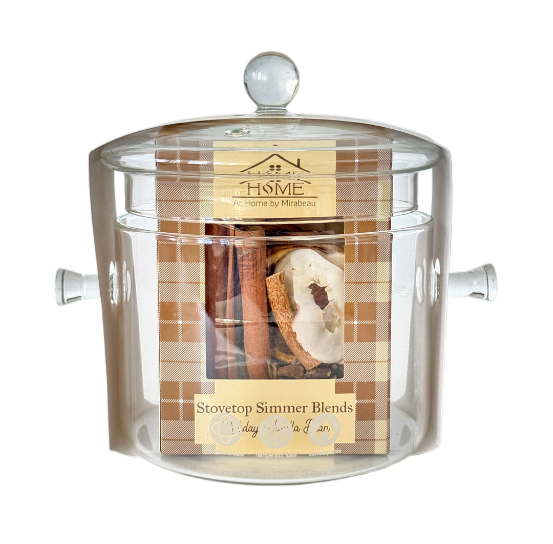 Holiday Glass Simmer Pot Gift Set