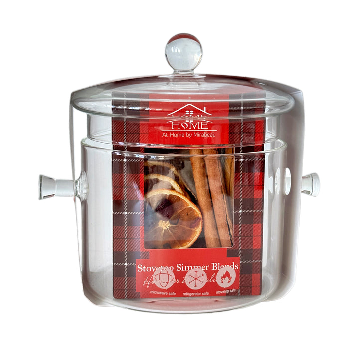 Holiday Glass Simmer Pot Gift Set