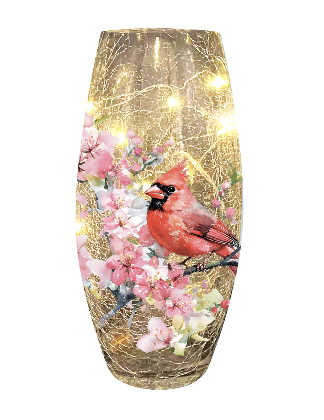 Large Fresh Gardens Lighted Vase