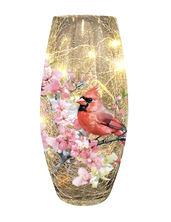 Large Fresh Gardens Lighted Vase