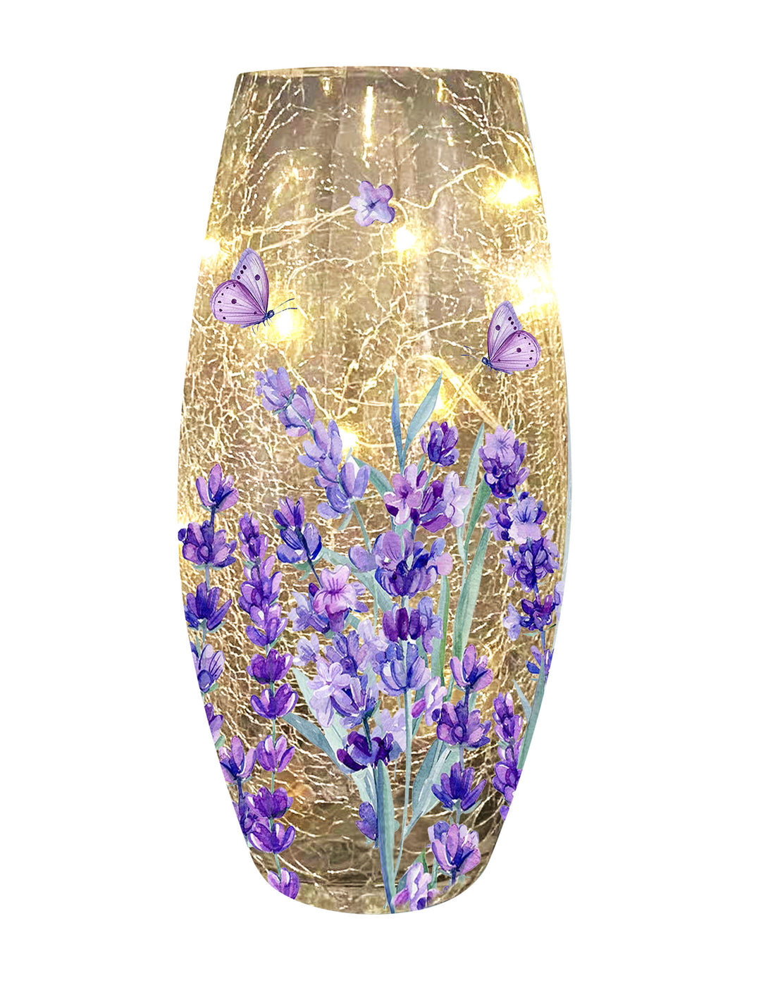Large Fresh Gardens Lighted Vase