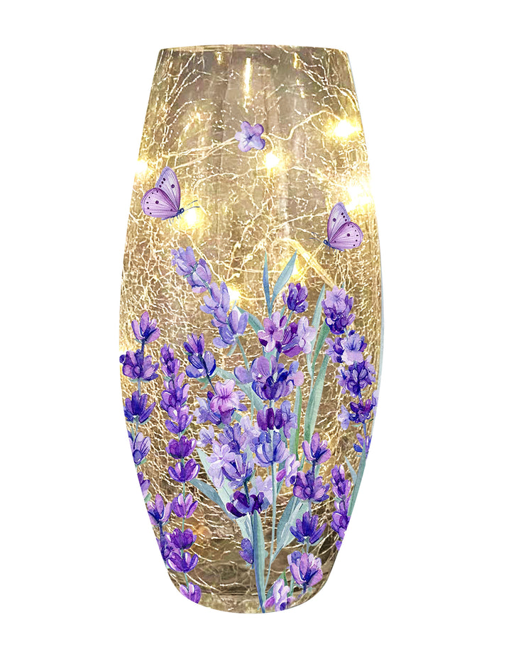 Large Fresh Gardens Lighted Vase