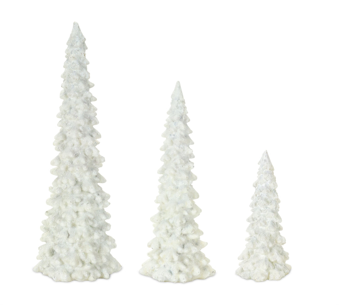 Night Time Blizzard Tree Figurine