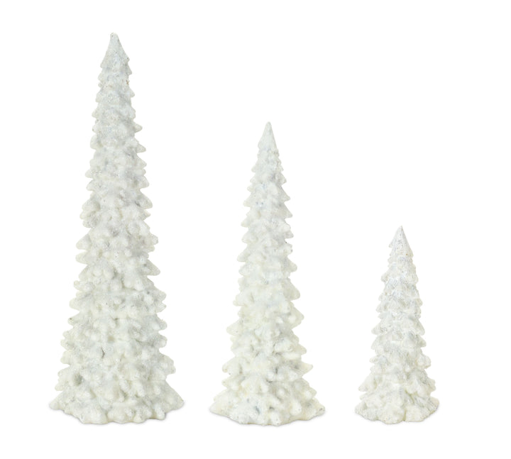 Night Time Blizzard Tree Figurine