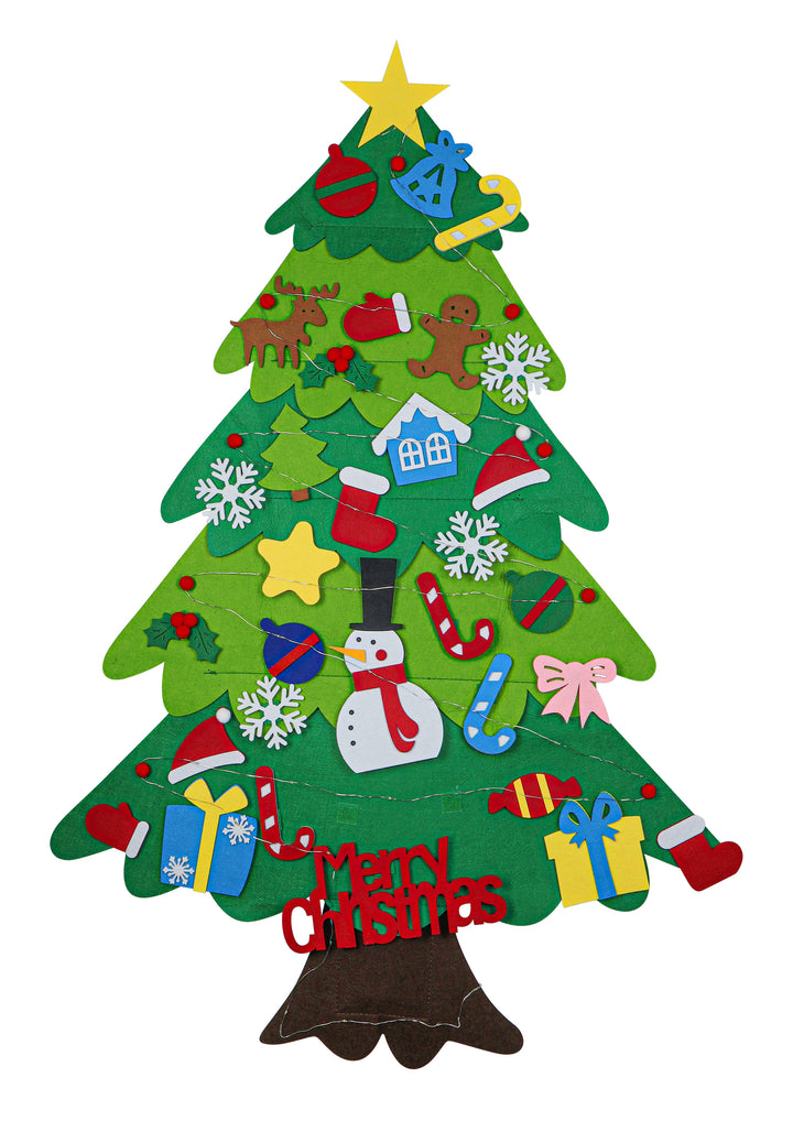 DIY Felt Christmas Tree Set