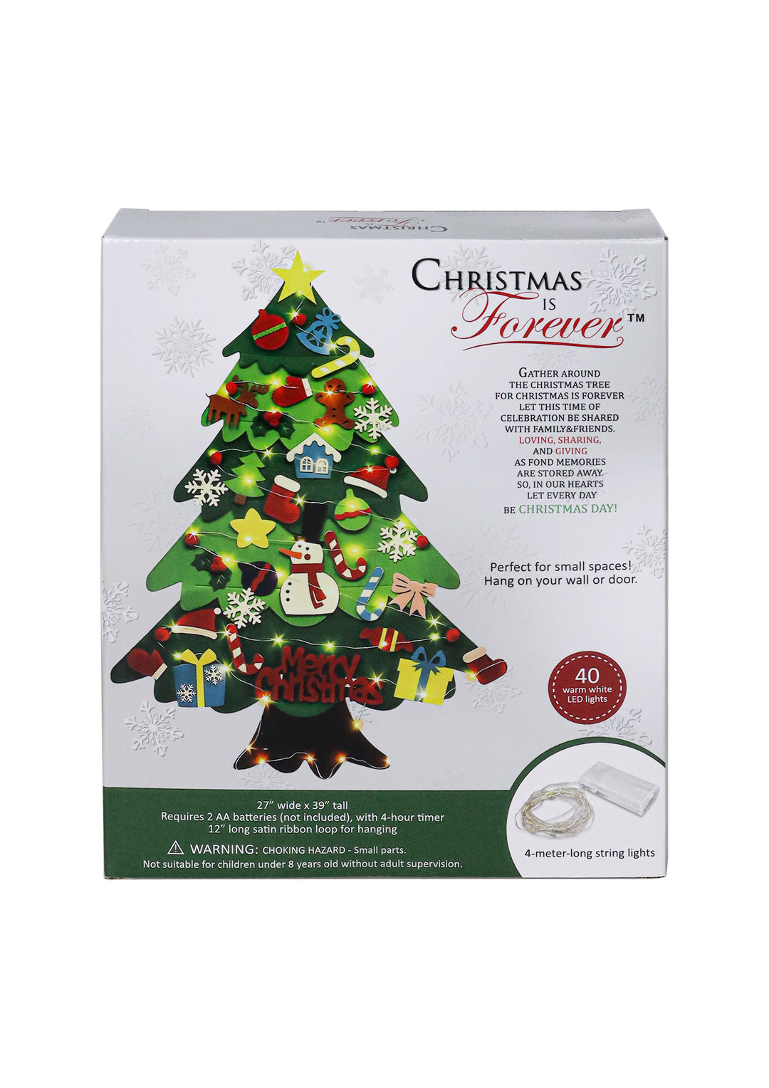 DIY Felt Christmas Tree Set