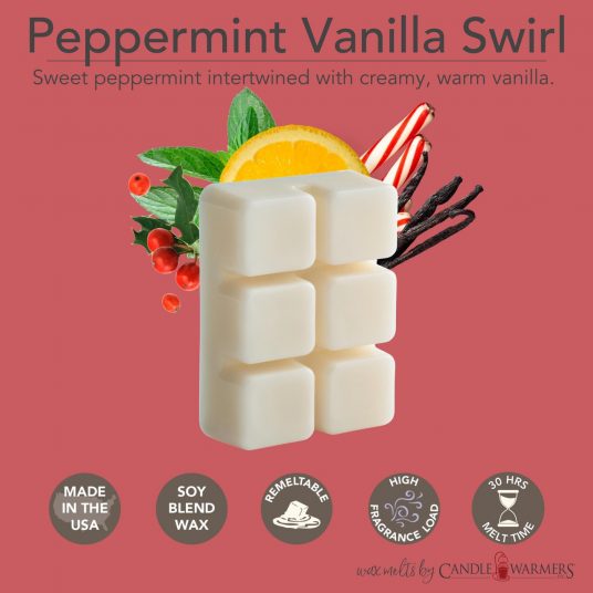 Peppermint Vanilla Swirl Classic Wax Melt