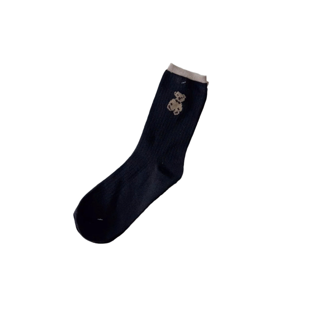 Teddy Bear Crew Socks