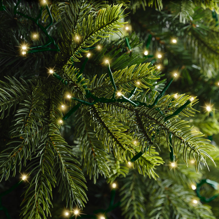 Lumineo Excellent - Soft Gold Lights on Green Wire