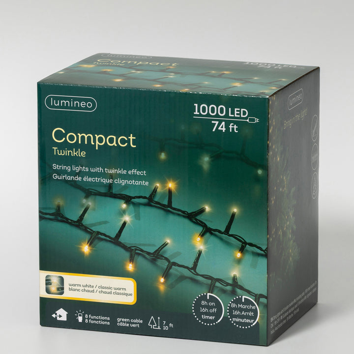 Lumineo Compact - Warm White/Classic Warm on Green Wire