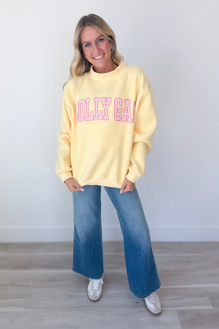 Dilly Dally Lolly Gag Reversible Sweatshirt