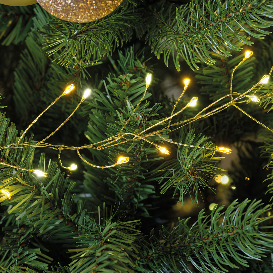 Lumineo Micro Compact - Warm White/Classic Warm Lights on Gold Wire