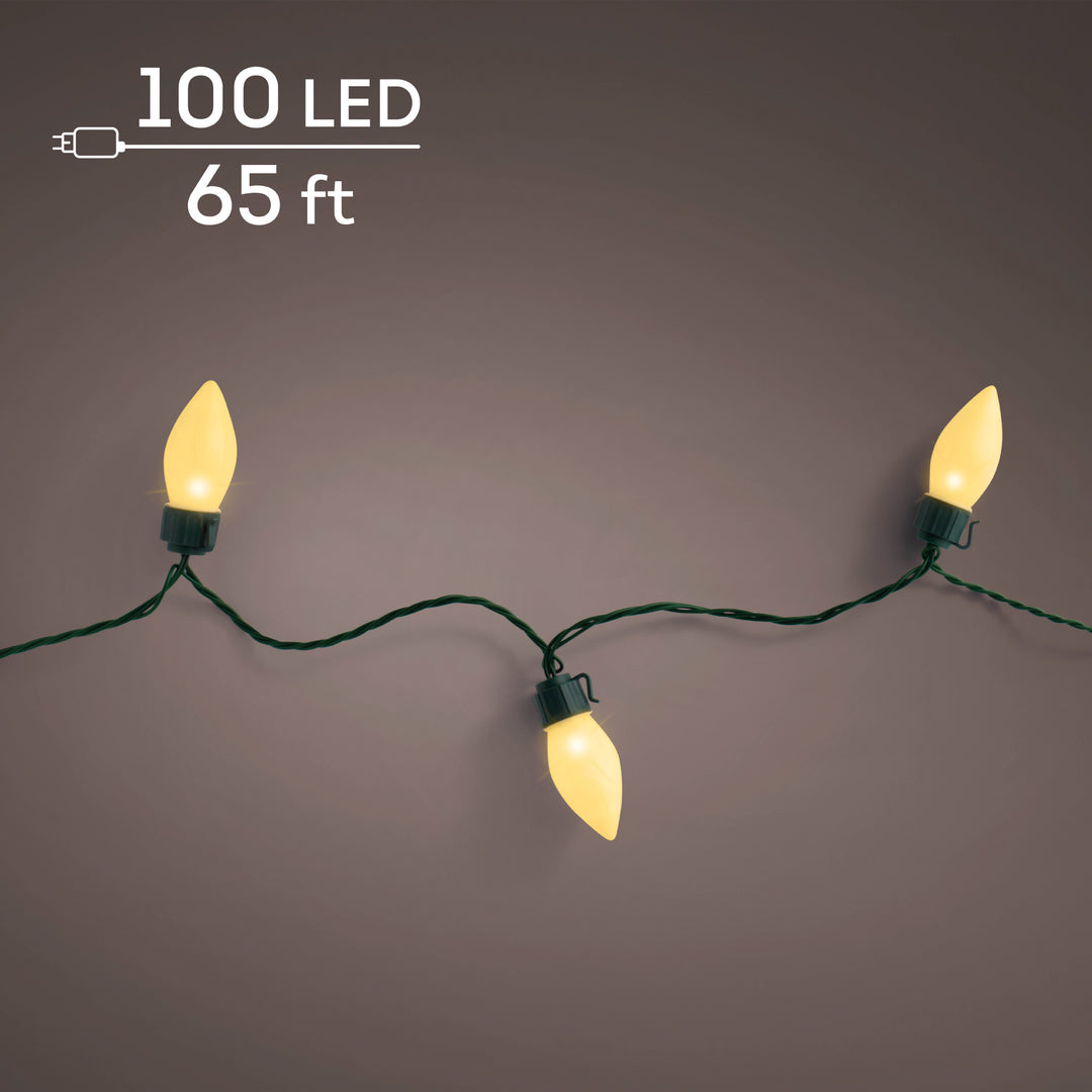 Lumineo XL Vintage Twinkle - Soft Gold Lights on Green Wire