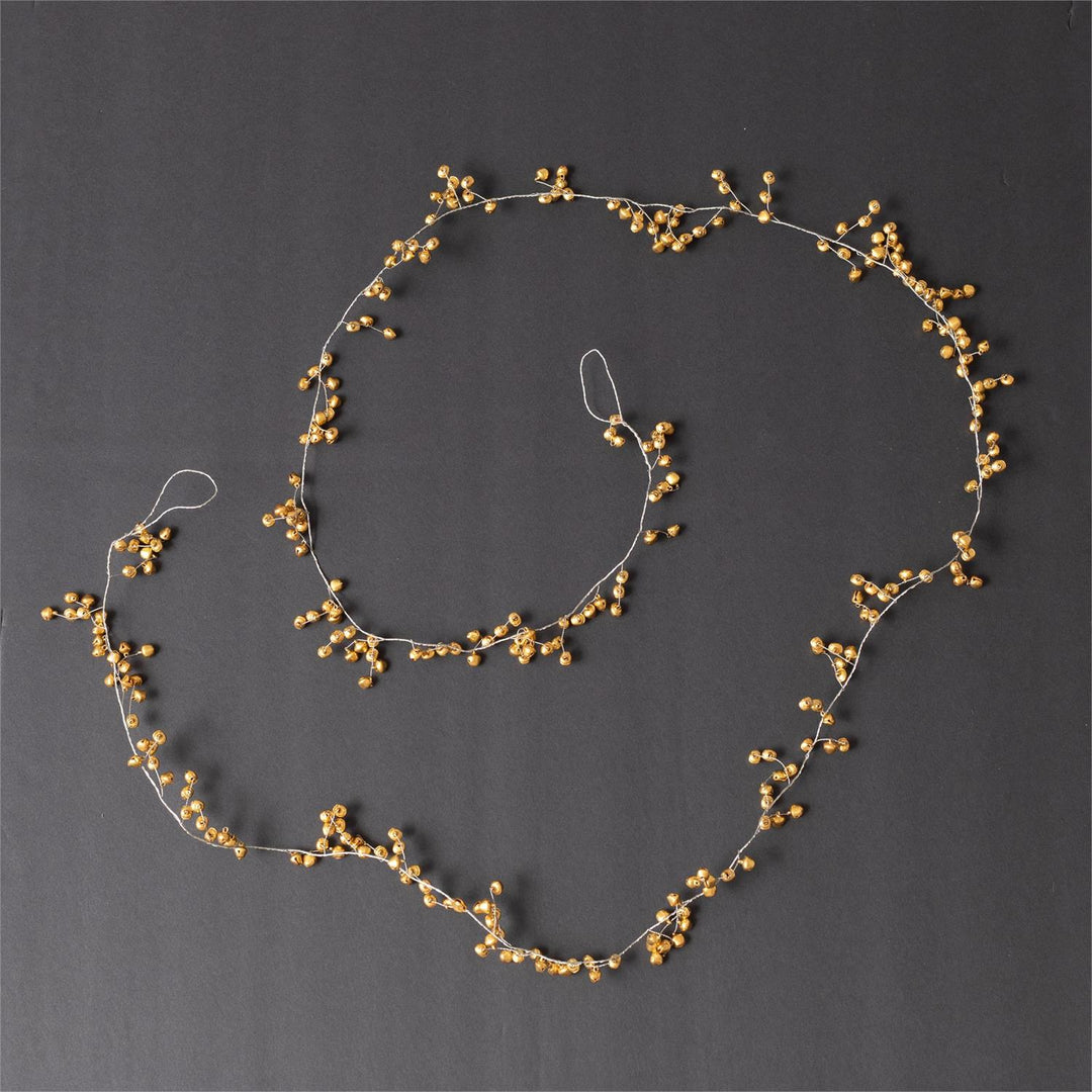 Tiny Gold Bells Garland
