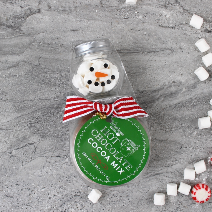 Mini Snowman Hot Chocolate Mix Jar