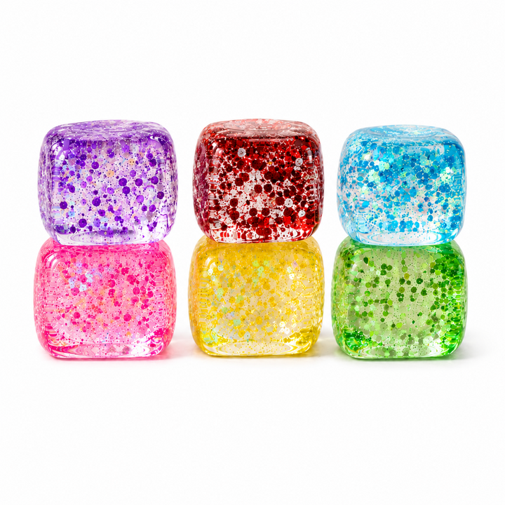 Glitter Squishy Cube