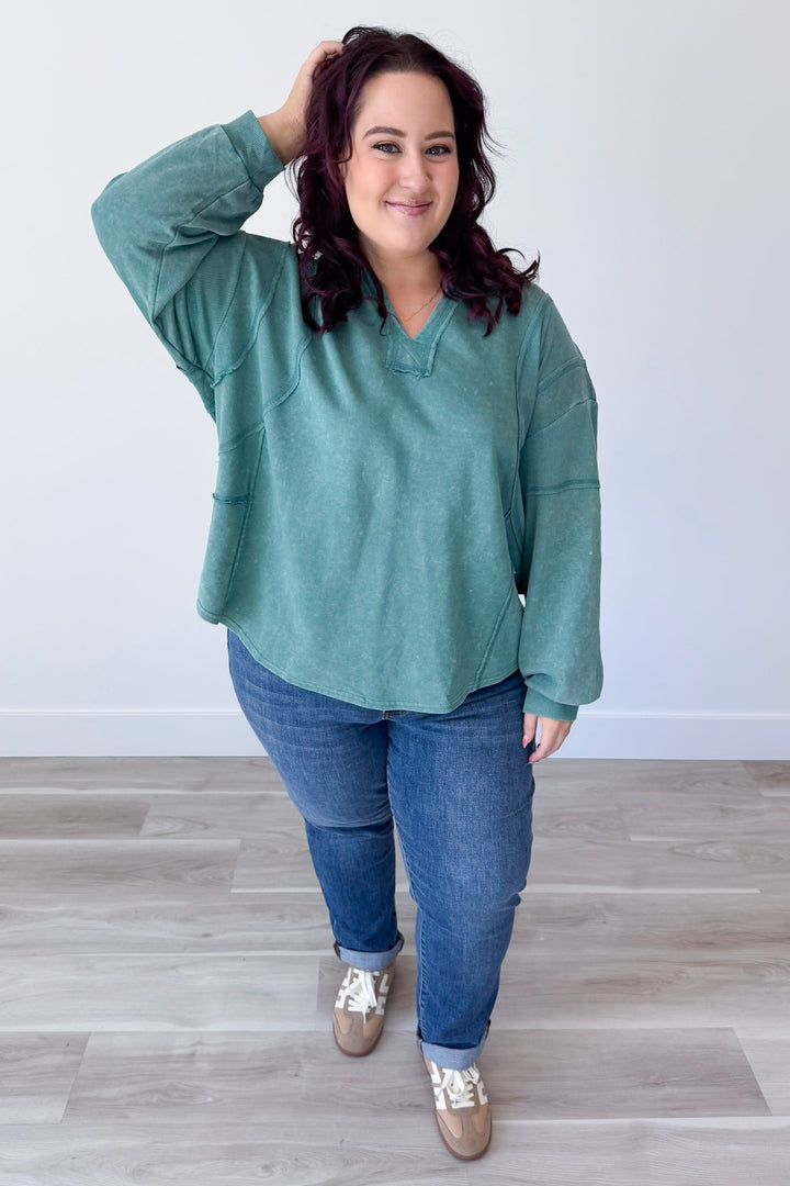 Casual Charm Top Curvy