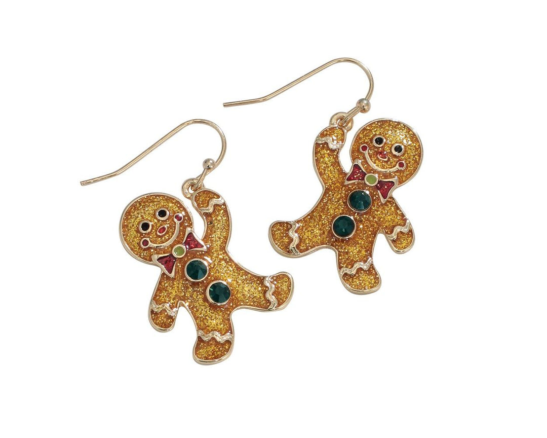 Holiday Gingerbread Man Earrings