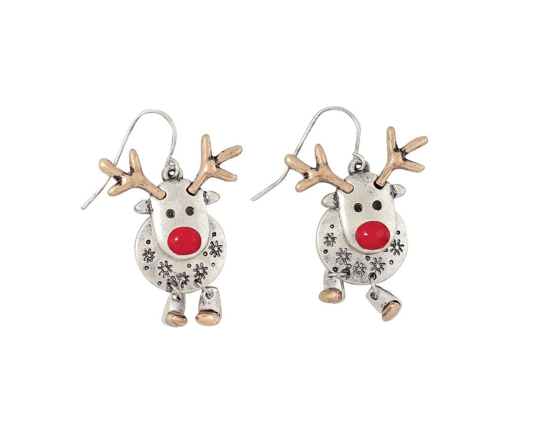 Red Nose Rudolph Earrings