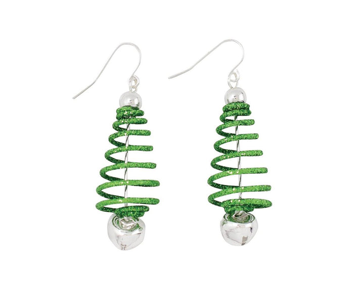 Green Spring Trees Earrings