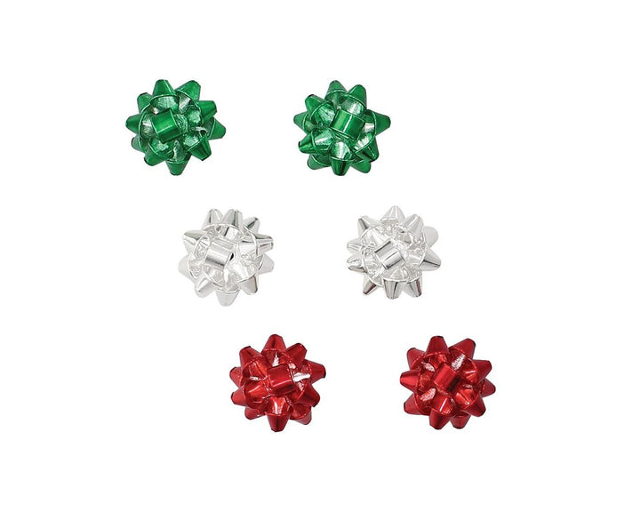 Holiday Bow Trio Earrings