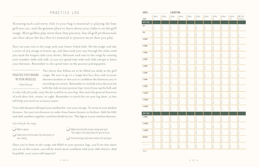 Ultimate Golf Journal