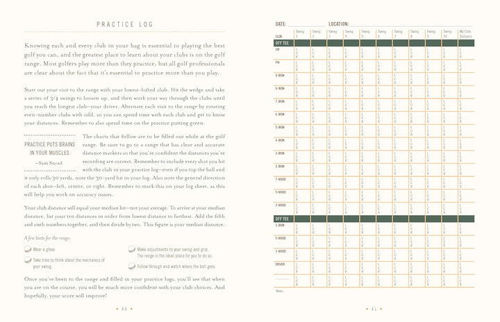 Ultimate Golf Journal