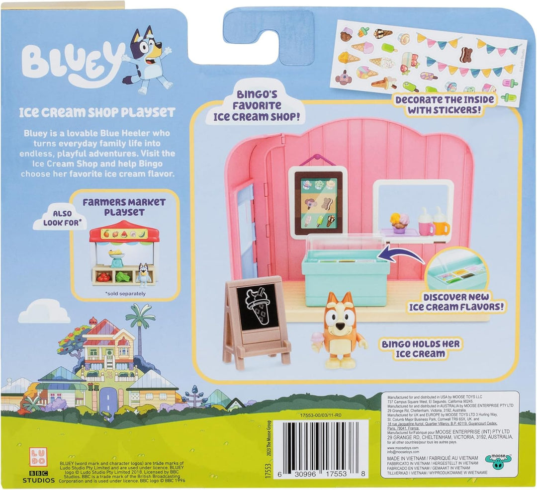 Bluey Ice Cream Shop Playset