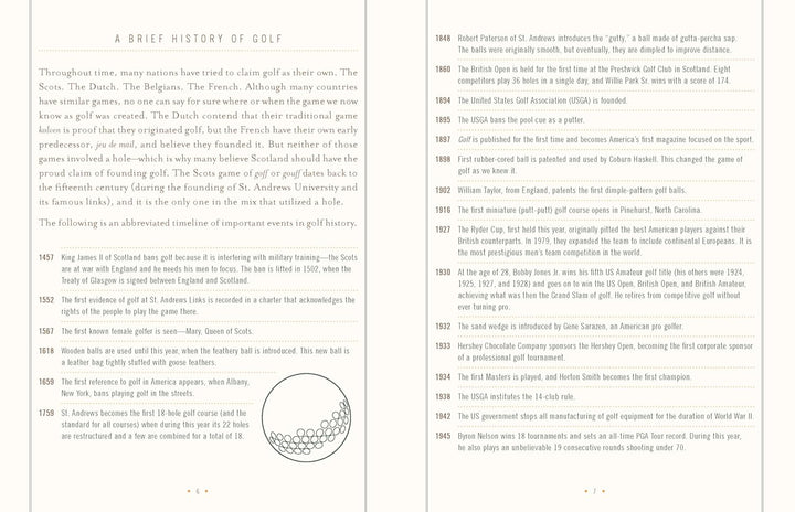 Ultimate Golf Journal