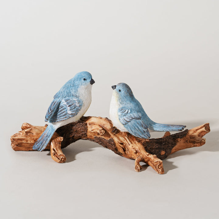 Bluebird Couple on Branch