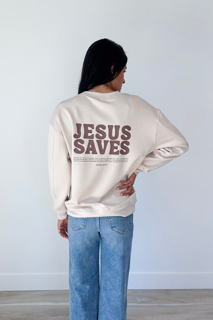 Jesus Saves Sweatshirt