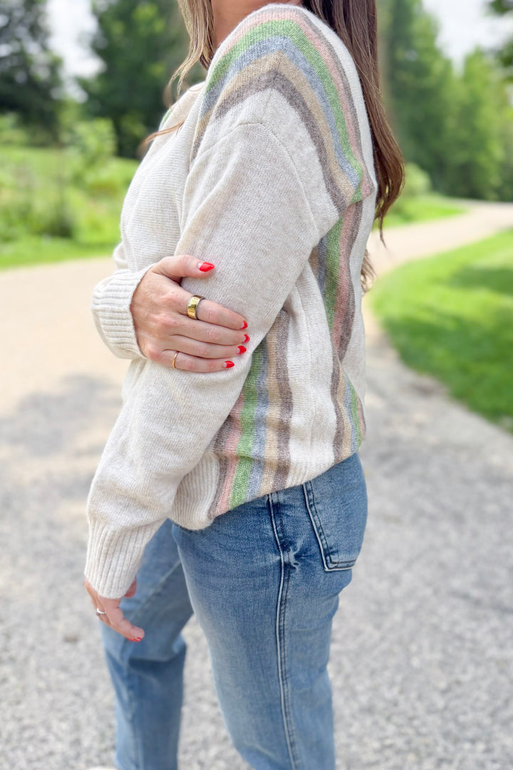 Golden Petals Sweater