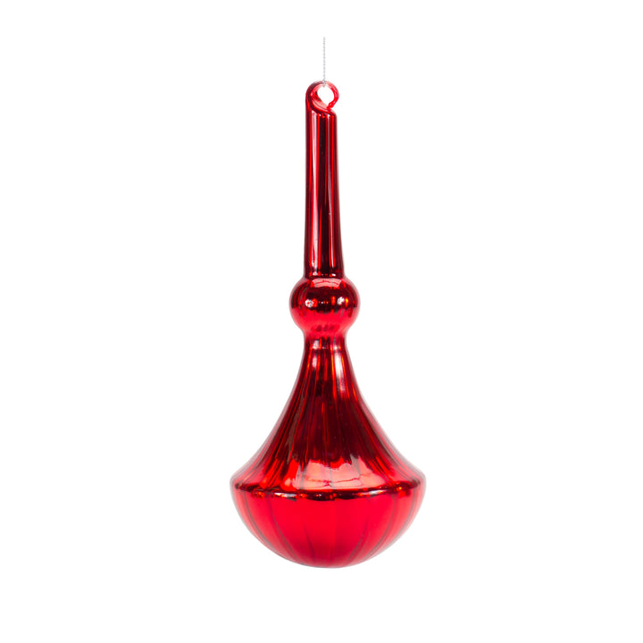 Red Holiday Drop Ornament