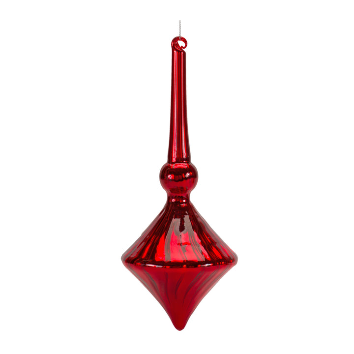 Red Holiday Drop Ornament