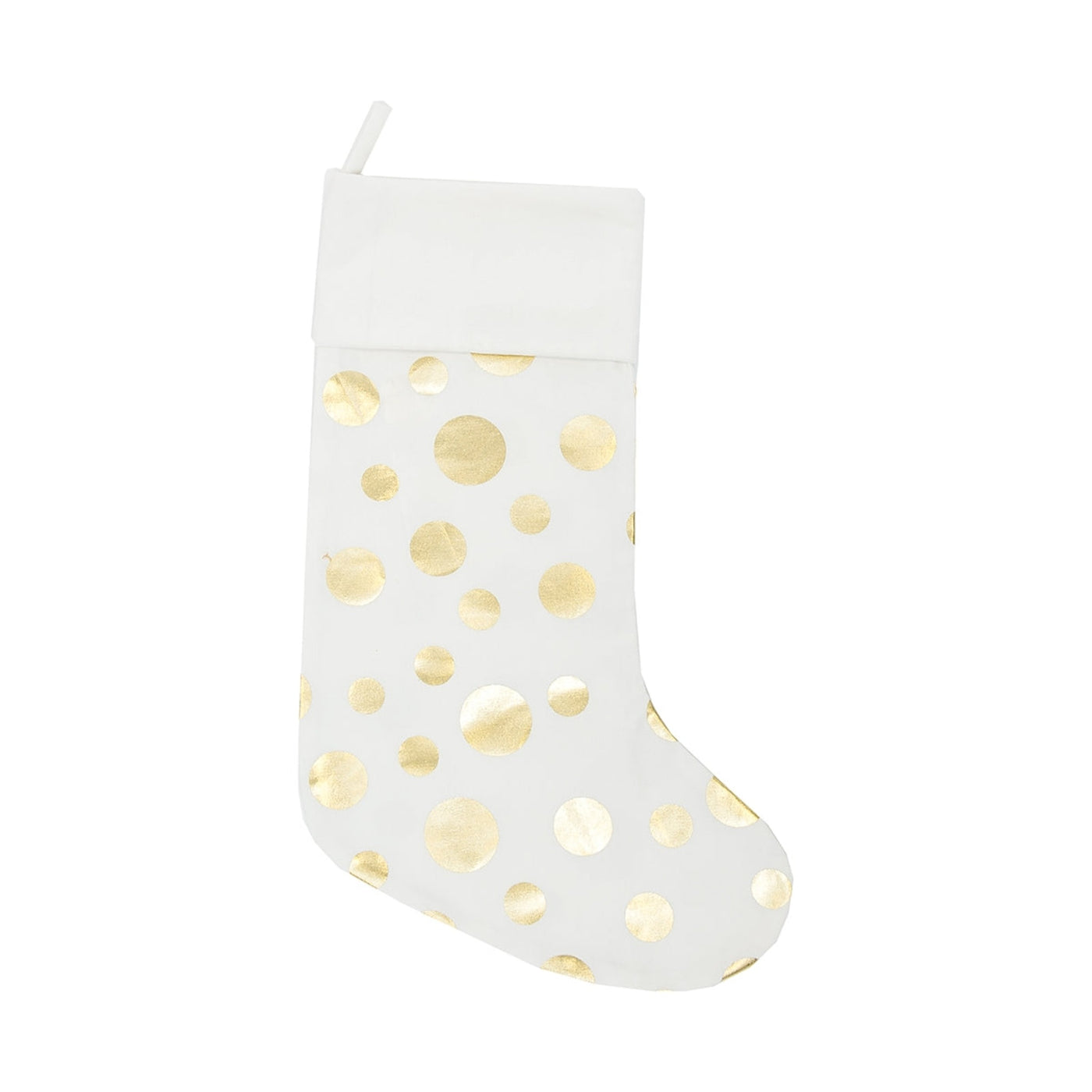 Glam Gold Dots Stocking