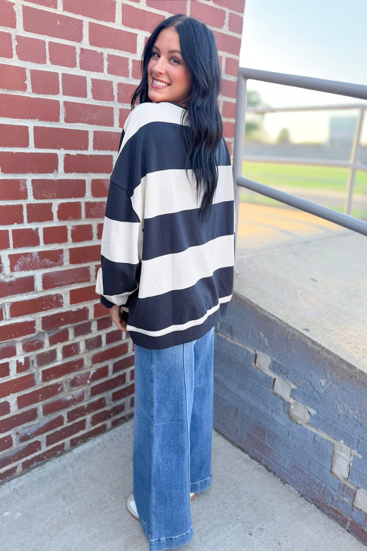 Free People Classic Stripe Crew
