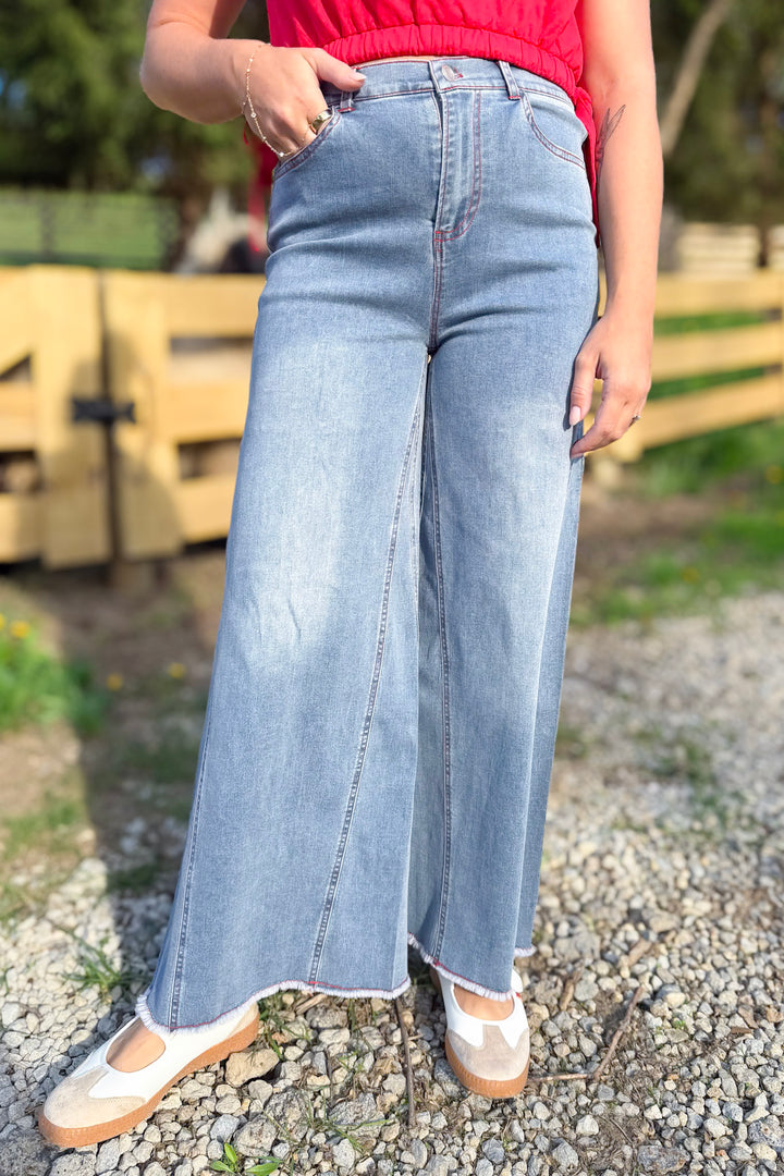 Easel Freedom Thread Denim