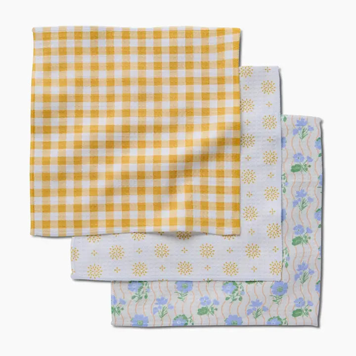 Geometry Spring Morning Luxe Washcloth Set