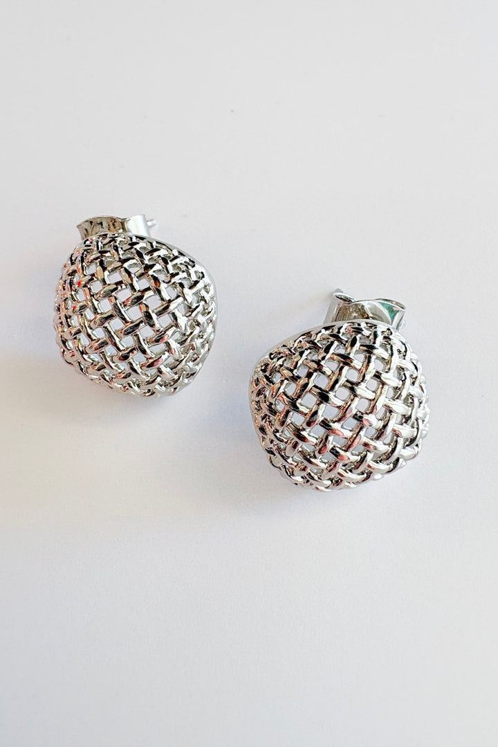 Mesh Stud Earrings
