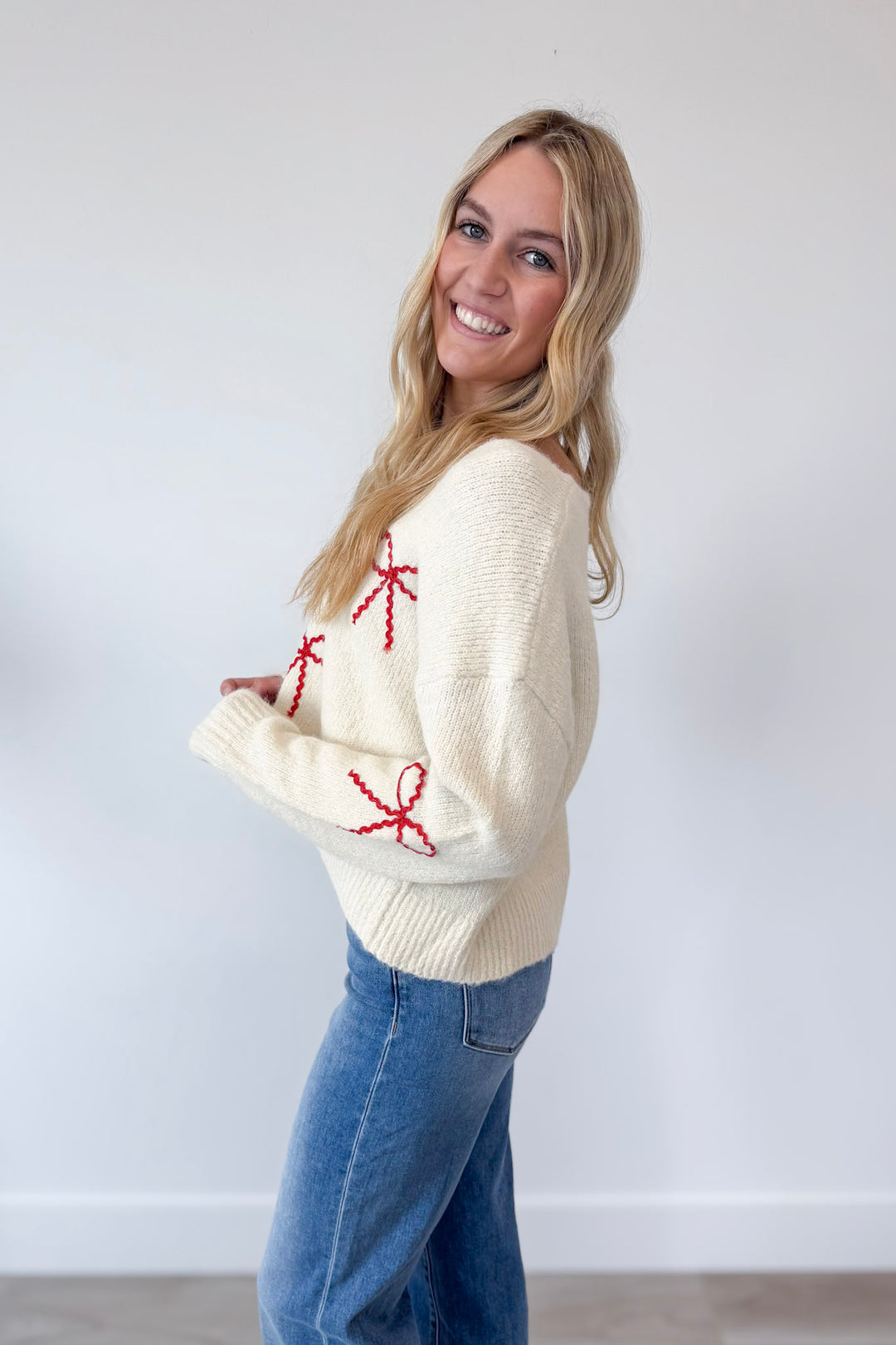 Candy Cane Wishes Sweater