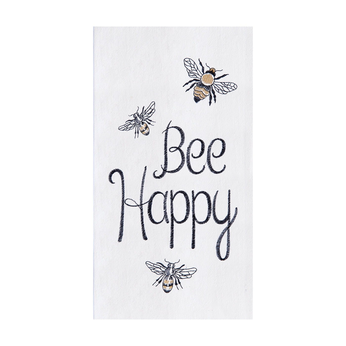 Bee Happy Dishtowel