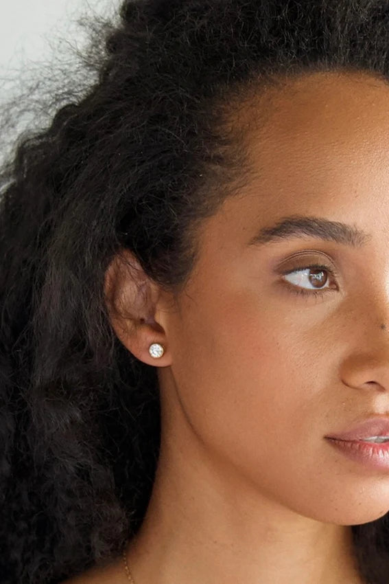 Ellie Vail Cateana Bezel Stud Earring