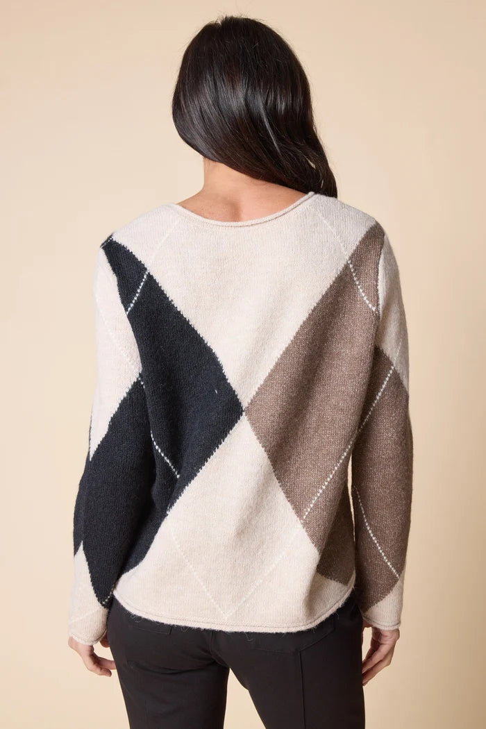 Alpine Argyle Pullover