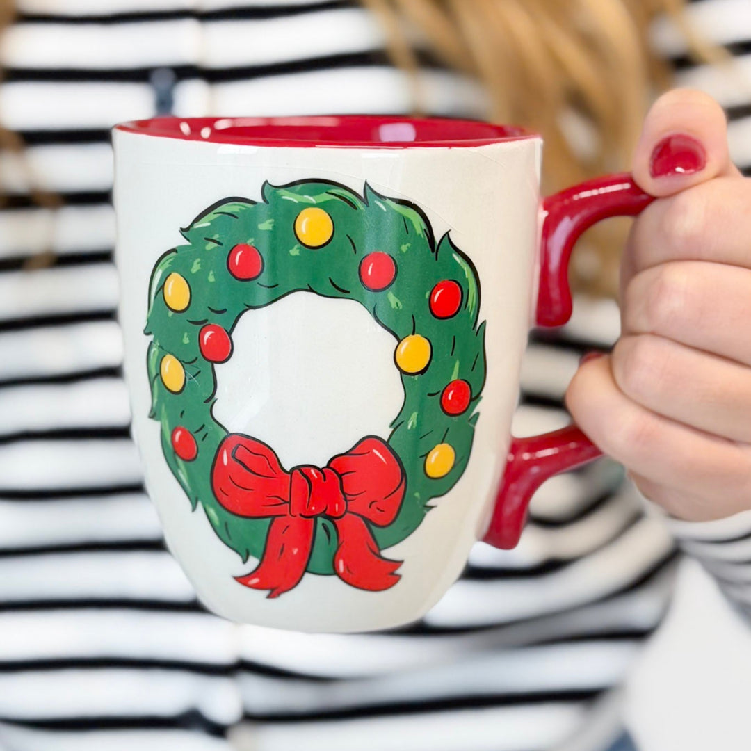 Holiday Wreath Mug