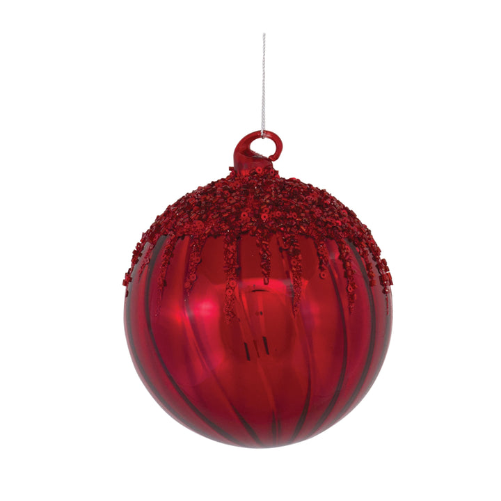 Red Glass Ornament
