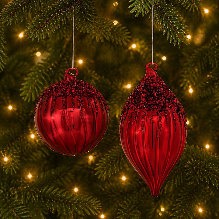 Red Glass Ornament