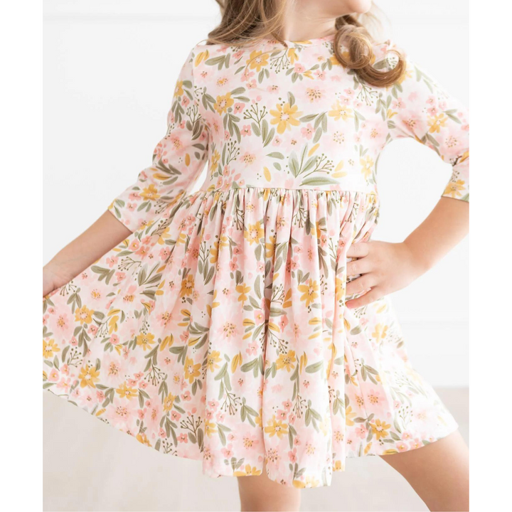 Pretty Peachy Twirl Dress