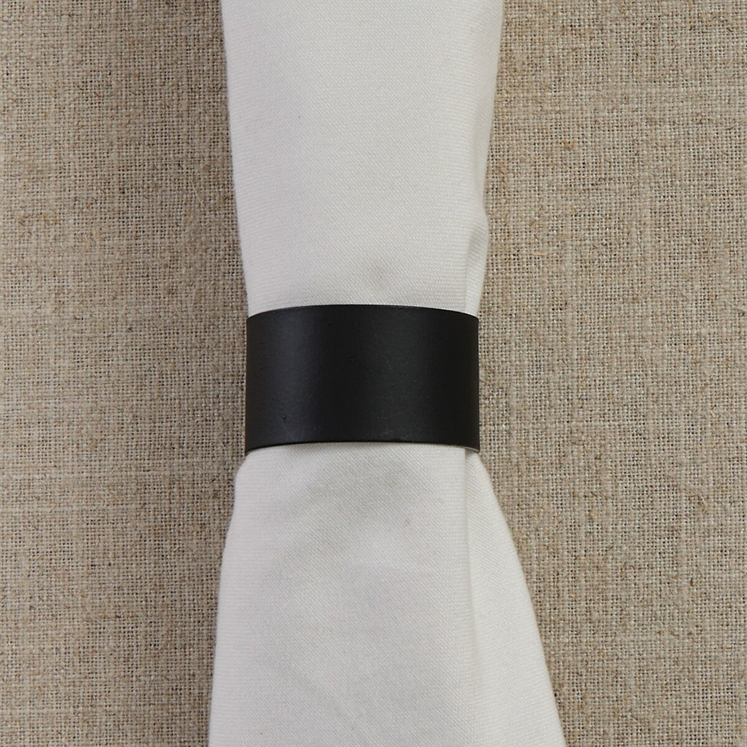 Black Cuff Napkin Ring
