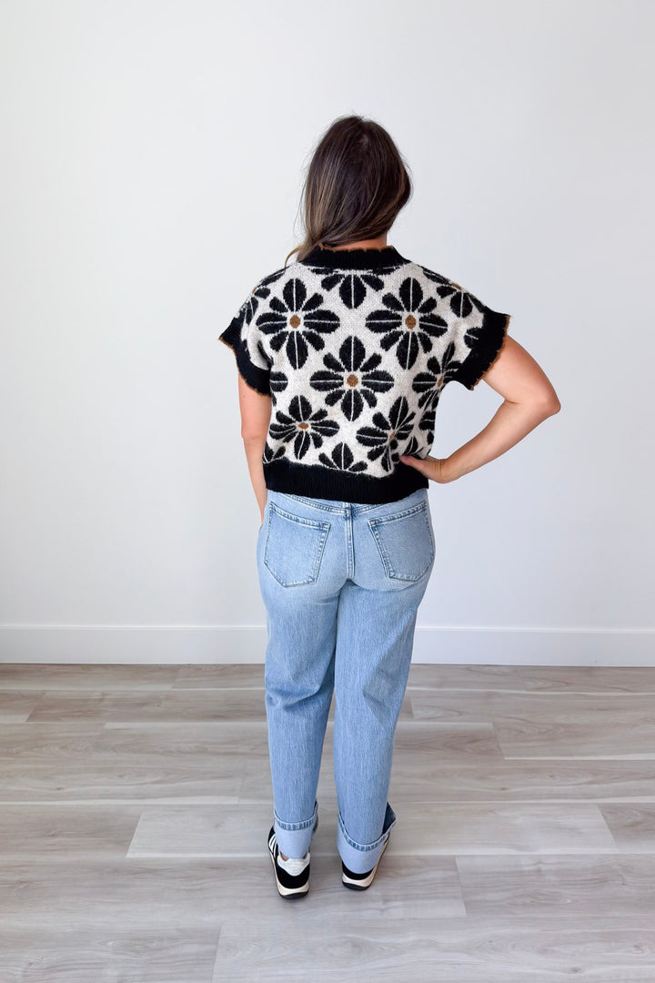 Gilded Blooms Top