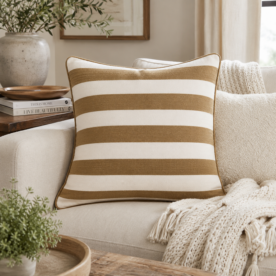 Harbor Strip Pillow